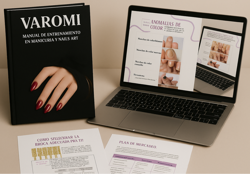 Varomi Pro Nails: Manual de manicuría profesional y Nails Art.